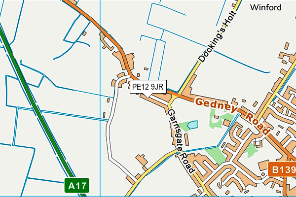 PE12 9JR map - OS VectorMap District (Ordnance Survey) PE12 9JR map - OS VectorMap District (Ordnance Survey)