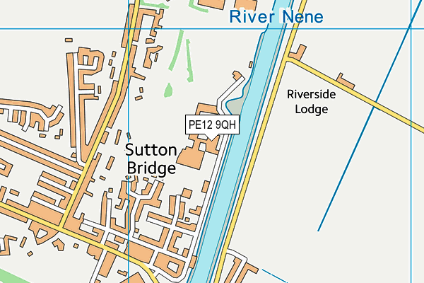PE12 9QH map - OS VectorMap District (Ordnance Survey) PE12 9QH map - OS VectorMap District (Ordnance Survey)