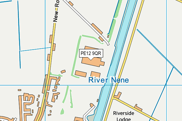 PE12 9QR map - OS VectorMap District (Ordnance Survey) PE12 9QR map - OS VectorMap District (Ordnance Survey)