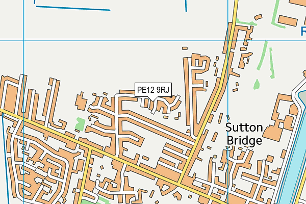 PE12 9RJ map - OS VectorMap District (Ordnance Survey) PE12 9RJ map - OS VectorMap District (Ordnance Survey)