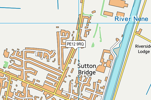 PE12 9RQ map - OS VectorMap District (Ordnance Survey) PE12 9RQ map - OS VectorMap District (Ordnance Survey)