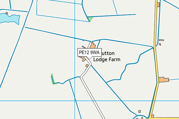 PE12 9WA map - OS VectorMap District (Ordnance Survey) PE12 9WA map - OS VectorMap District (Ordnance Survey)