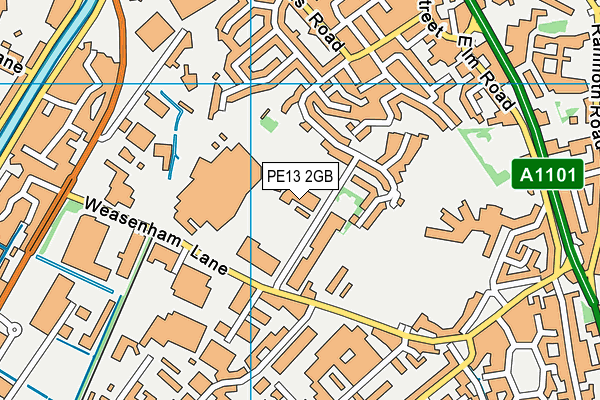 PE13 2GB map - OS VectorMap District (Ordnance Survey) PE13 2GB map - OS VectorMap District (Ordnance Survey)