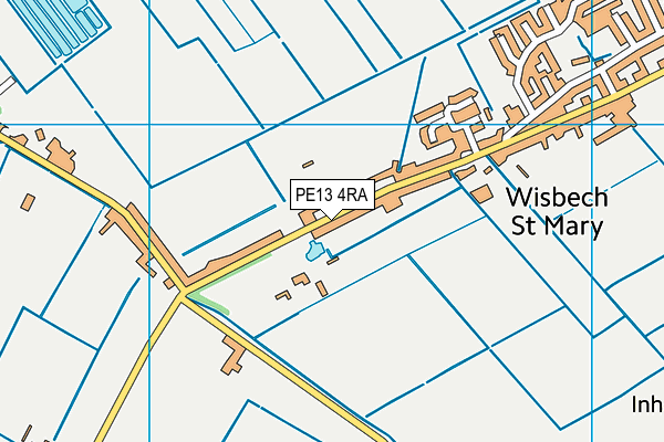 PE13 4RA map - OS VectorMap District (Ordnance Survey) PE13 4RA map - OS VectorMap District (Ordnance Survey)