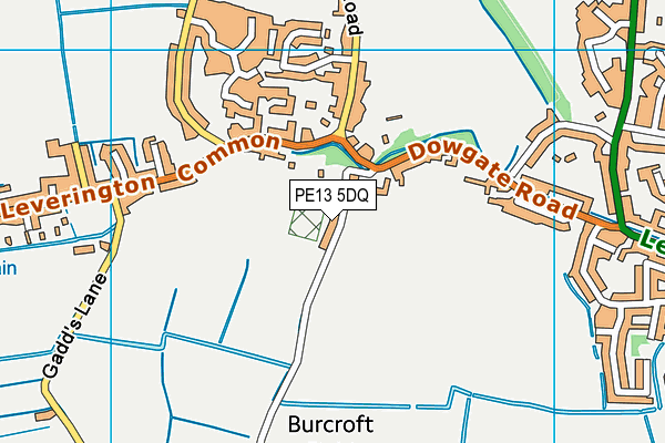 PE13 5DQ map - OS VectorMap District (Ordnance Survey) PE13 5DQ map - OS VectorMap District (Ordnance Survey)