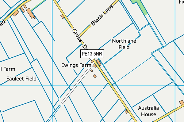PE13 5NR map - OS VectorMap District (Ordnance Survey)