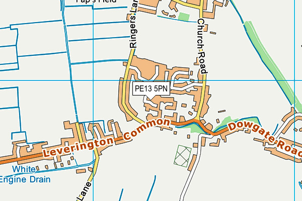 PE13 5PN map - OS VectorMap District (Ordnance Survey) PE13 5PN map - OS VectorMap District (Ordnance Survey)
