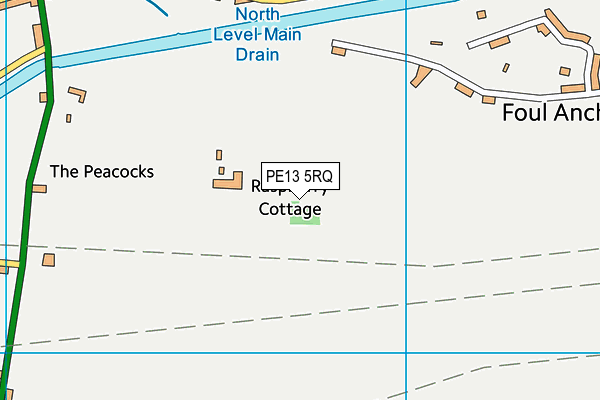PE13 5RQ map - OS VectorMap District (Ordnance Survey) PE13 5RQ map - OS VectorMap District (Ordnance Survey)