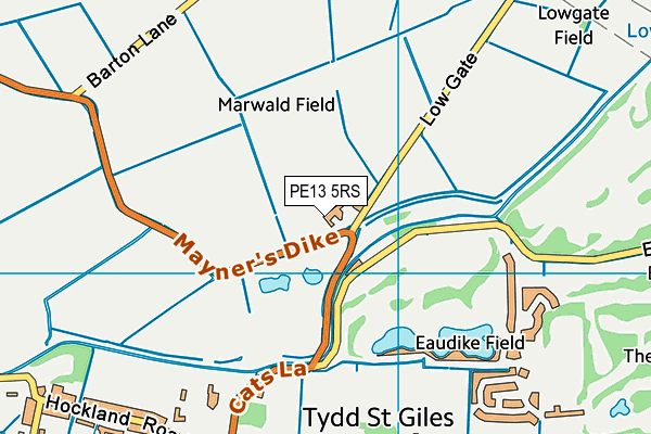 PE13 5RS map - OS VectorMap District (Ordnance Survey) PE13 5RS map - OS VectorMap District (Ordnance Survey)