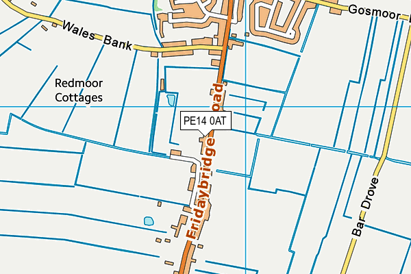 PE14 0AT map - OS VectorMap District (Ordnance Survey) PE14 0AT map - OS VectorMap District (Ordnance Survey)