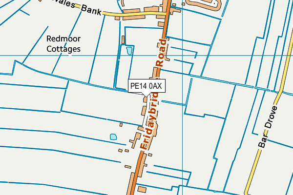 PE14 0AX map - OS VectorMap District (Ordnance Survey) PE14 0AX map - OS VectorMap District (Ordnance Survey)