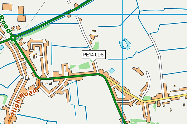 PE14 0DS map - OS VectorMap District (Ordnance Survey) PE14 0DS map - OS VectorMap District (Ordnance Survey)