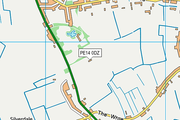 PE14 0DZ map - OS VectorMap District (Ordnance Survey) PE14 0DZ map - OS VectorMap District (Ordnance Survey)