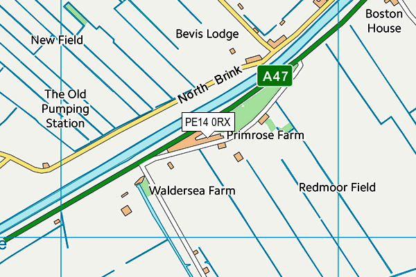 PE14 0RX map - OS VectorMap District (Ordnance Survey) PE14 0RX map - OS VectorMap District (Ordnance Survey)