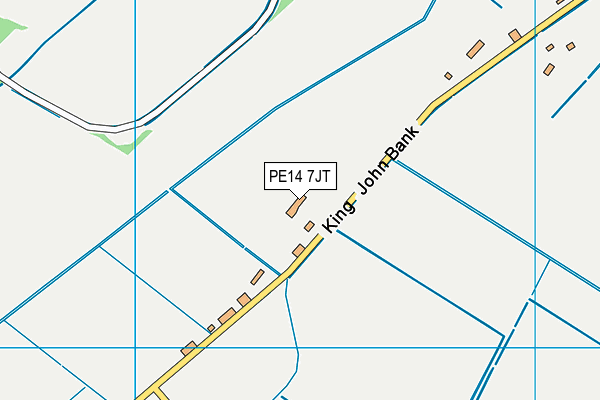 PE14 7JT map - OS VectorMap District (Ordnance Survey) PE14 7JT map - OS VectorMap District (Ordnance Survey)