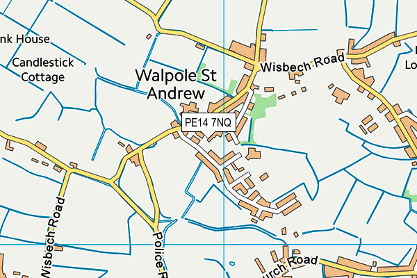 PE14 7NQ map - OS VectorMap District (Ordnance Survey) PE14 7NQ map - OS VectorMap District (Ordnance Survey)