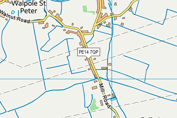 PE14 7QP map - OS VectorMap District (Ordnance Survey) PE14 7QP map - OS VectorMap District (Ordnance Survey)