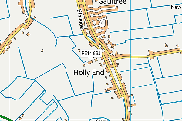 PE14 8BJ map - OS VectorMap District (Ordnance Survey) PE14 8BJ map - OS VectorMap District (Ordnance Survey)
