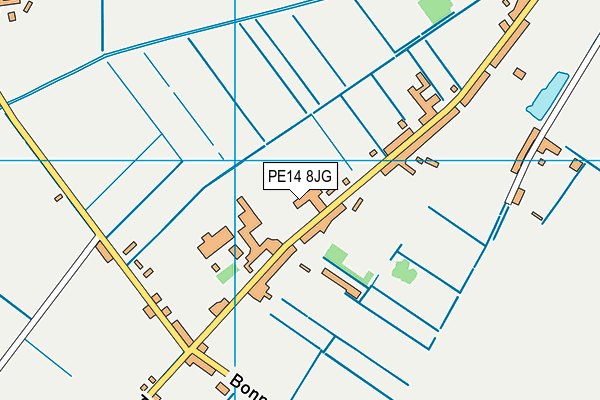 PE14 8JG map - OS VectorMap District (Ordnance Survey) PE14 8JG map - OS VectorMap District (Ordnance Survey)