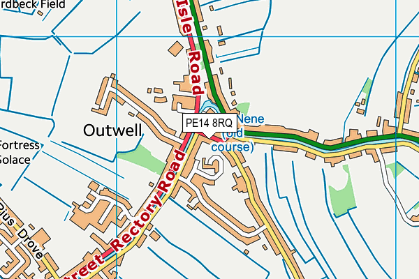PE14 8RQ map - OS VectorMap District (Ordnance Survey) PE14 8RQ map - OS VectorMap District (Ordnance Survey)