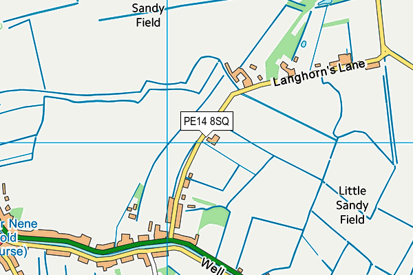 PE14 8SQ map - OS VectorMap District (Ordnance Survey) PE14 8SQ map - OS VectorMap District (Ordnance Survey)