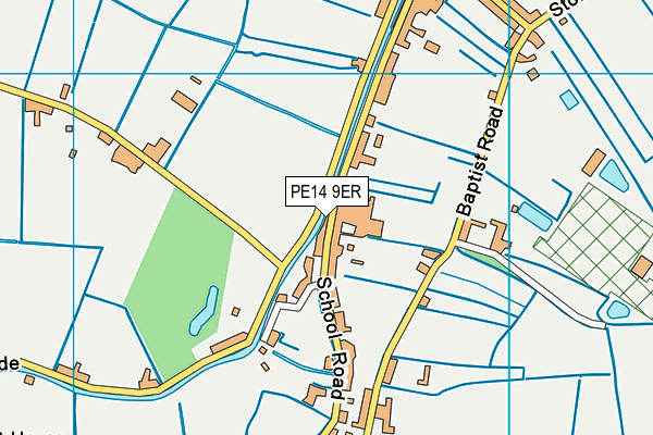 PE14 9ER map - OS VectorMap District (Ordnance Survey) PE14 9ER map - OS VectorMap District (Ordnance Survey)
