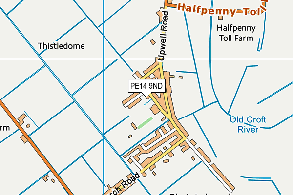 PE14 9ND map - OS VectorMap District (Ordnance Survey) PE14 9ND map - OS VectorMap District (Ordnance Survey)
