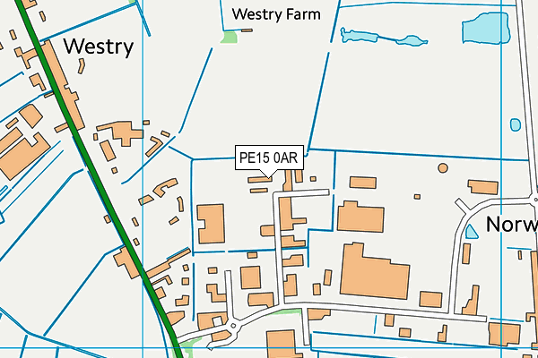PE15 0AR map - OS VectorMap District (Ordnance Survey) PE15 0AR map - OS VectorMap District (Ordnance Survey)