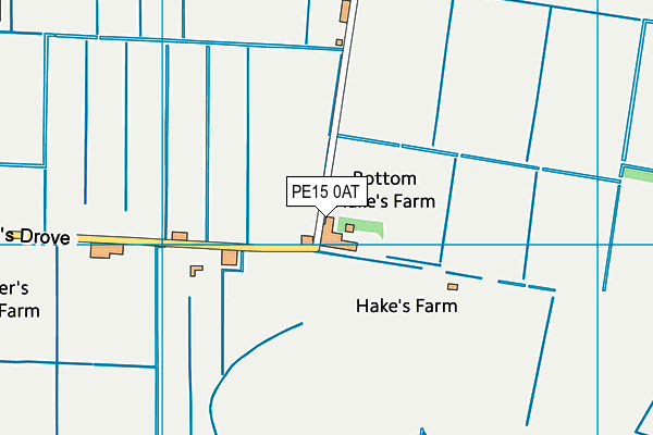 PE15 0AT map - OS VectorMap District (Ordnance Survey) PE15 0AT map - OS VectorMap District (Ordnance Survey)