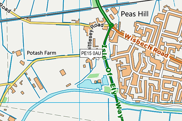 PE15 0AU map - OS VectorMap District (Ordnance Survey) PE15 0AU map - OS VectorMap District (Ordnance Survey)