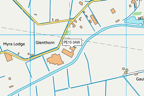 PE15 0AW map - OS VectorMap District (Ordnance Survey) PE15 0AW map - OS VectorMap District (Ordnance Survey)