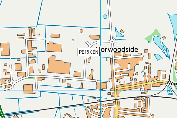 PE15 0EN map - OS VectorMap District (Ordnance Survey) PE15 0EN map - OS VectorMap District (Ordnance Survey)