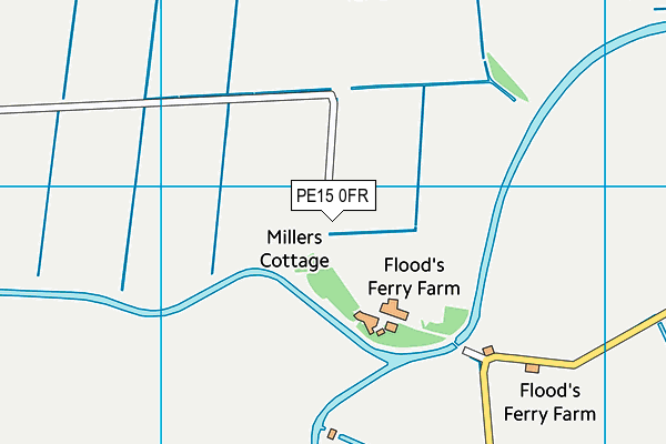 PE15 0FR map - OS VectorMap District (Ordnance Survey) PE15 0FR map - OS VectorMap District (Ordnance Survey)