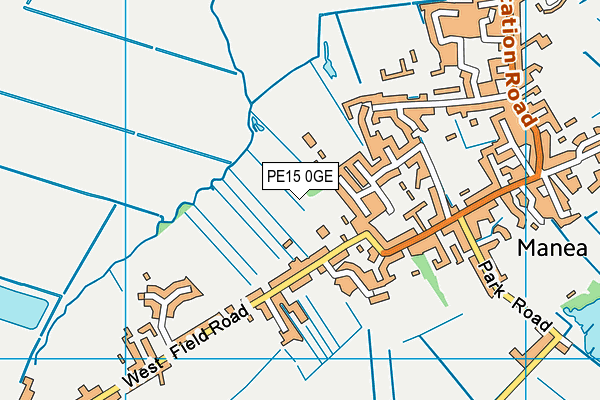PE15 0GE map - OS VectorMap District (Ordnance Survey) PE15 0GE map - OS VectorMap District (Ordnance Survey)