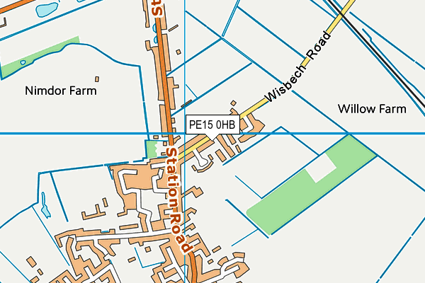 PE15 0HB map - OS VectorMap District (Ordnance Survey) PE15 0HB map - OS VectorMap District (Ordnance Survey)