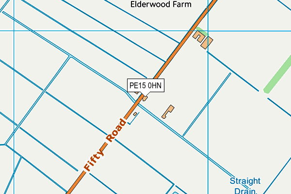 PE15 0HN map - OS VectorMap District (Ordnance Survey) PE15 0HN map - OS VectorMap District (Ordnance Survey)