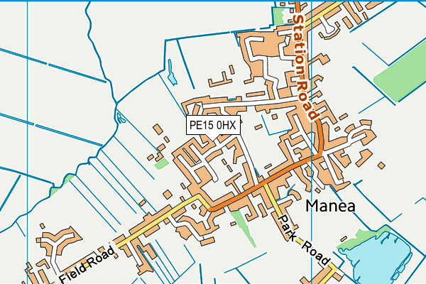 PE15 0HX map - OS VectorMap District (Ordnance Survey) PE15 0HX map - OS VectorMap District (Ordnance Survey)