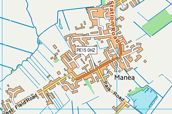 PE15 0HZ map - OS VectorMap District (Ordnance Survey) PE15 0HZ map - OS VectorMap District (Ordnance Survey)