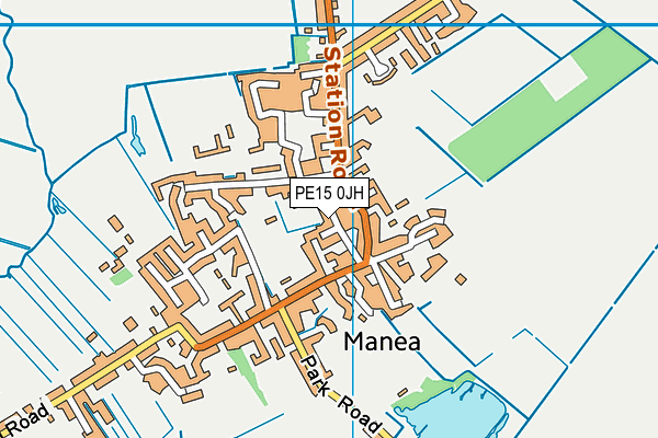 PE15 0JH map - OS VectorMap District (Ordnance Survey) PE15 0JH map - OS VectorMap District (Ordnance Survey)