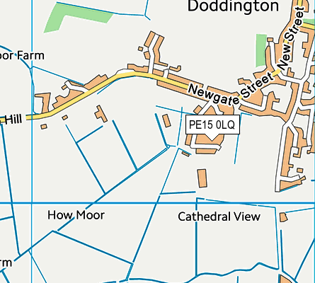 PE15 0LQ map - OS VectorMap District (Ordnance Survey) PE15 0LQ map - OS VectorMap District (Ordnance Survey)