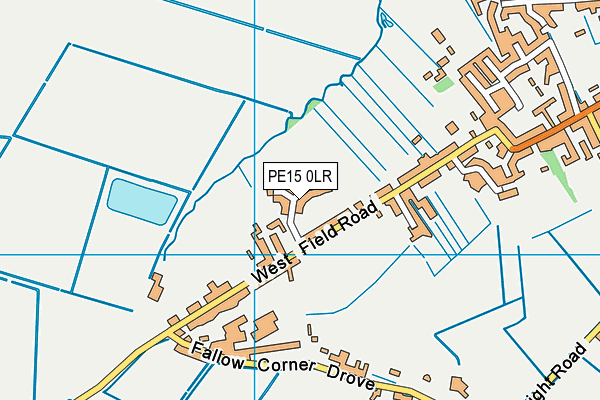 PE15 0LR map - OS VectorMap District (Ordnance Survey) PE15 0LR map - OS VectorMap District (Ordnance Survey)