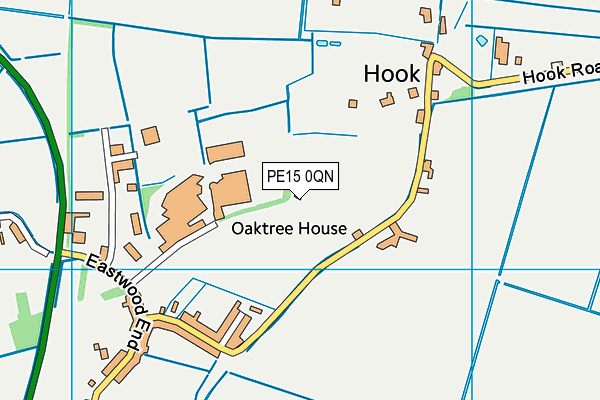 PE15 0QN map - OS VectorMap District (Ordnance Survey) PE15 0QN map - OS VectorMap District (Ordnance Survey)