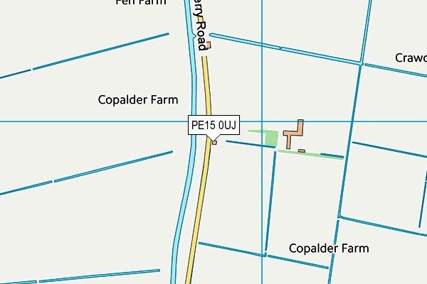 PE15 0UJ map - OS VectorMap District (Ordnance Survey) PE15 0UJ map - OS VectorMap District (Ordnance Survey)