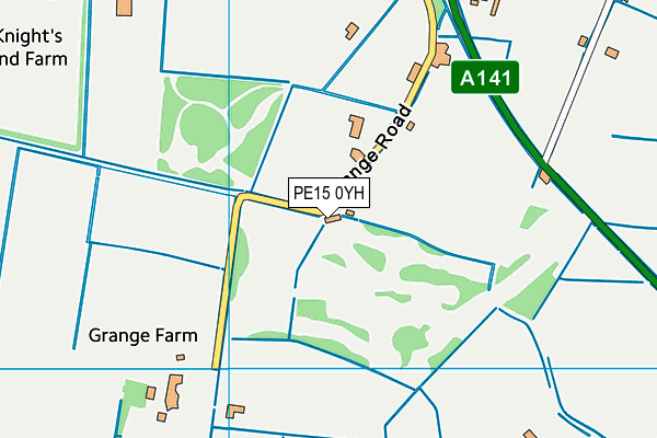 PE15 0YH map - OS VectorMap District (Ordnance Survey) PE15 0YH map - OS VectorMap District (Ordnance Survey)