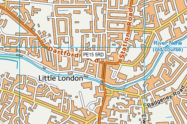 PE15 5RD map - OS VectorMap District (Ordnance Survey) PE15 5RD map - OS VectorMap District (Ordnance Survey)