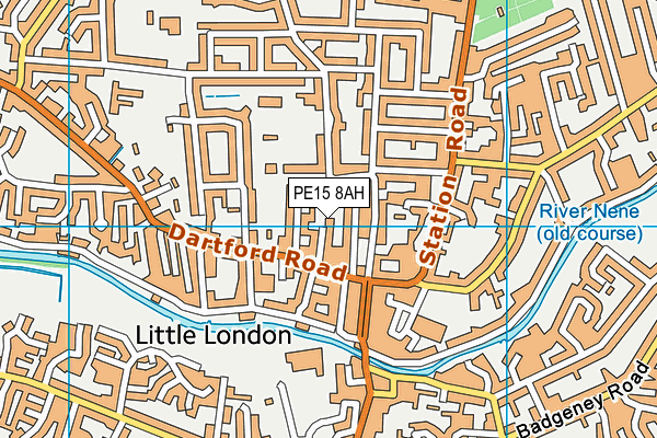PE15 8AH map - OS VectorMap District (Ordnance Survey) PE15 8AH map - OS VectorMap District (Ordnance Survey)
