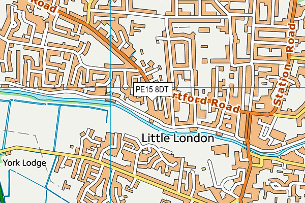 PE15 8DT map - OS VectorMap District (Ordnance Survey) PE15 8DT map - OS VectorMap District (Ordnance Survey)