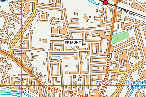 PE15 8HZ map - OS VectorMap District (Ordnance Survey) PE15 8HZ map - OS VectorMap District (Ordnance Survey)