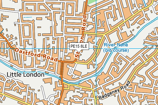 PE15 8LE map - OS VectorMap District (Ordnance Survey) PE15 8LE map - OS VectorMap District (Ordnance Survey)