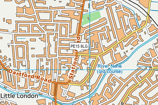 PE15 8LG map - OS VectorMap District (Ordnance Survey) PE15 8LG map - OS VectorMap District (Ordnance Survey)